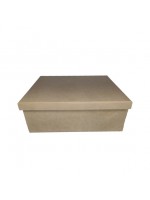 CAIXA TAMPA DE SAPATO QUADRADA LISA 25x25x7 JL013