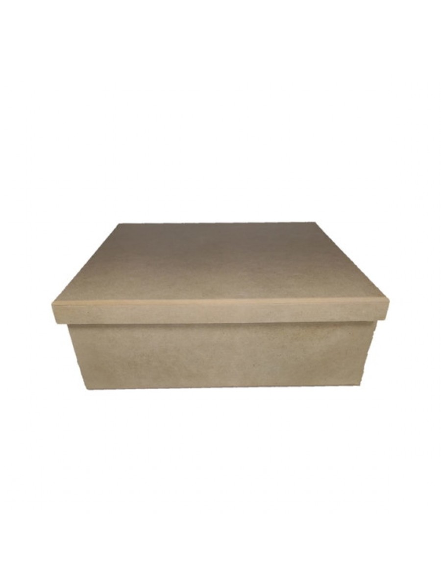 CAIXA TAMPA DE SAPATO QUADRADA LISA 25x25x7 JL013