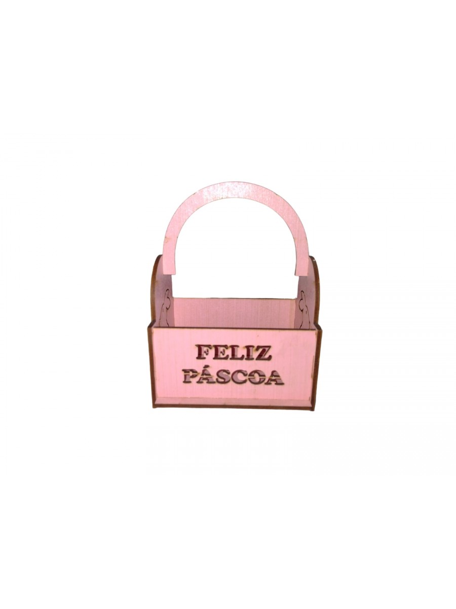 CESTA COELHO PÁSCOA ROSA RF293 CESTA COELHO PÁSCOA ROSA RF293