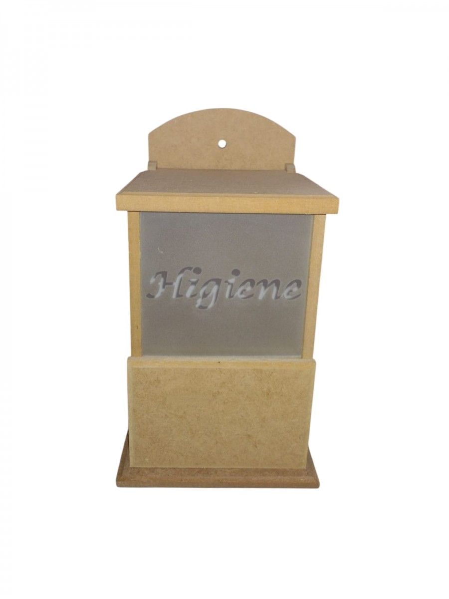 Porta Higiene com vidro jateado AL723