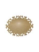 PLACA OVAL TRABALHADA 38x29 RF102