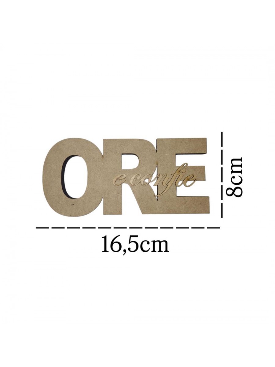 Letreiro Decorativo Ore e Confie Rf412