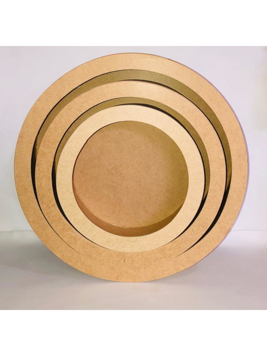 TRIO DE NICHO REDONDO SIMPLES DG001