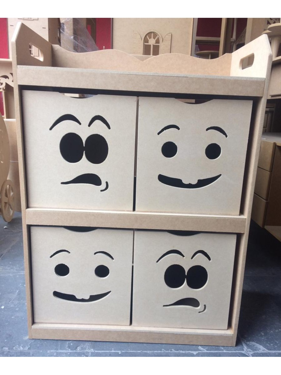 GAVETEIRO 4 GAVETAS CARINHA CS015