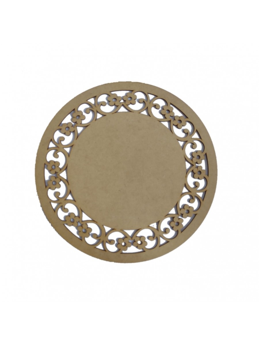 Sousplat Floral Vazado 30 Diam Rf031