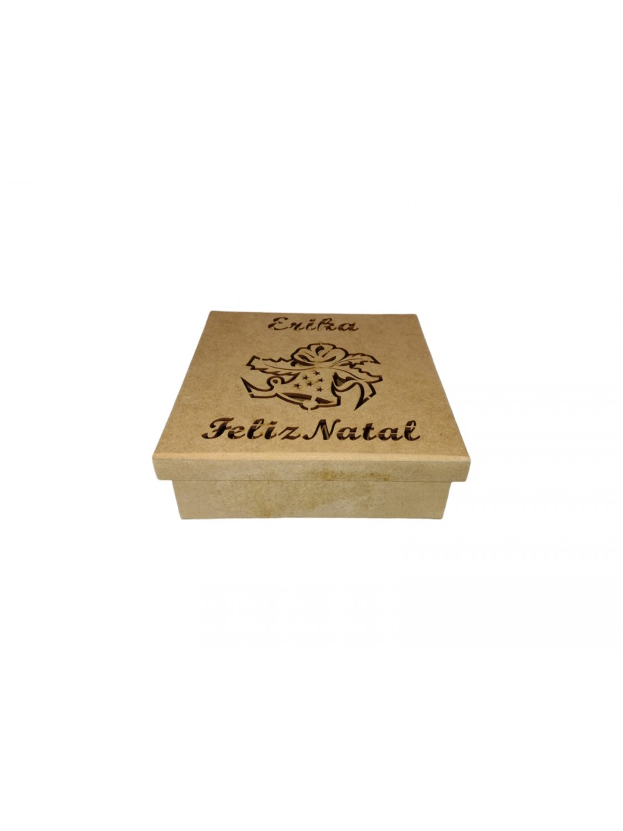 Caixa feliz natal personalizada RF383