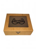 CAIXA PORTA ÓCULOS PEQUENA JATEADA AL705