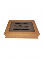 CAIXA TALHER COM VIDRO JATEADO AL706