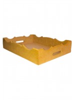 BANDEJA RETANGULAR TRABALHADA G AL811