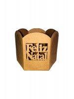 PORTA PANETONE FELIZ NATAL VAZADO AL812