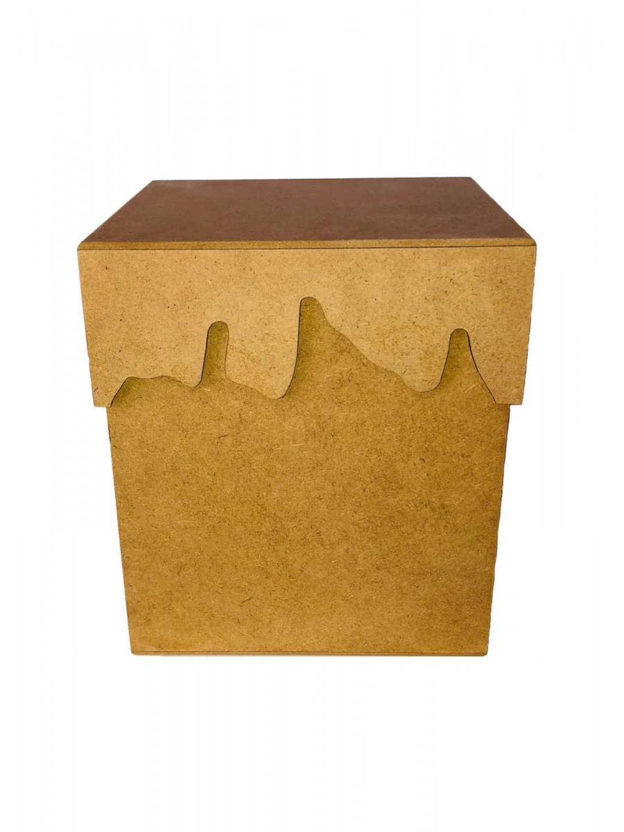 PORTA PANETONE QUADRADO NEVE JL022