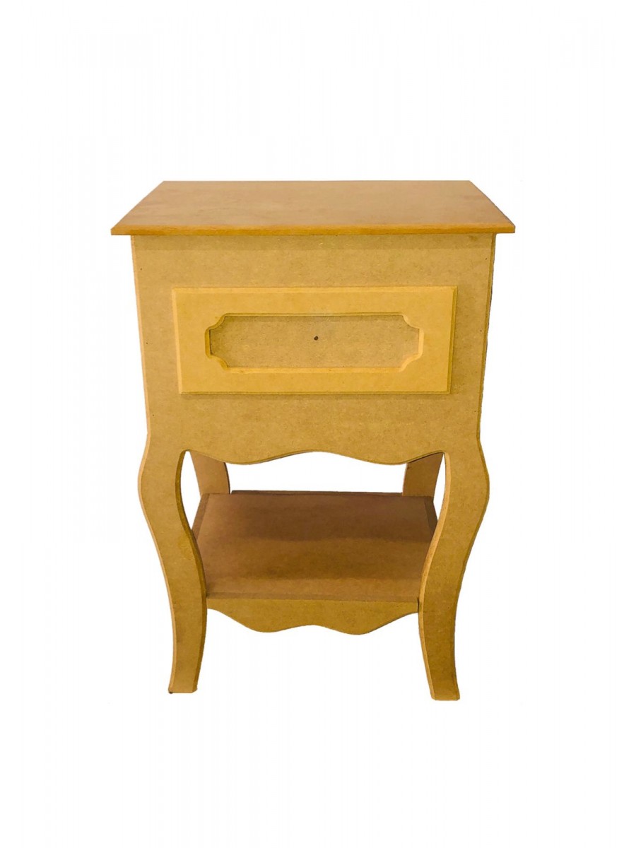 MESA DE CABECEIRA 1 GAVETA E 1 PRATELEIRA JO018
