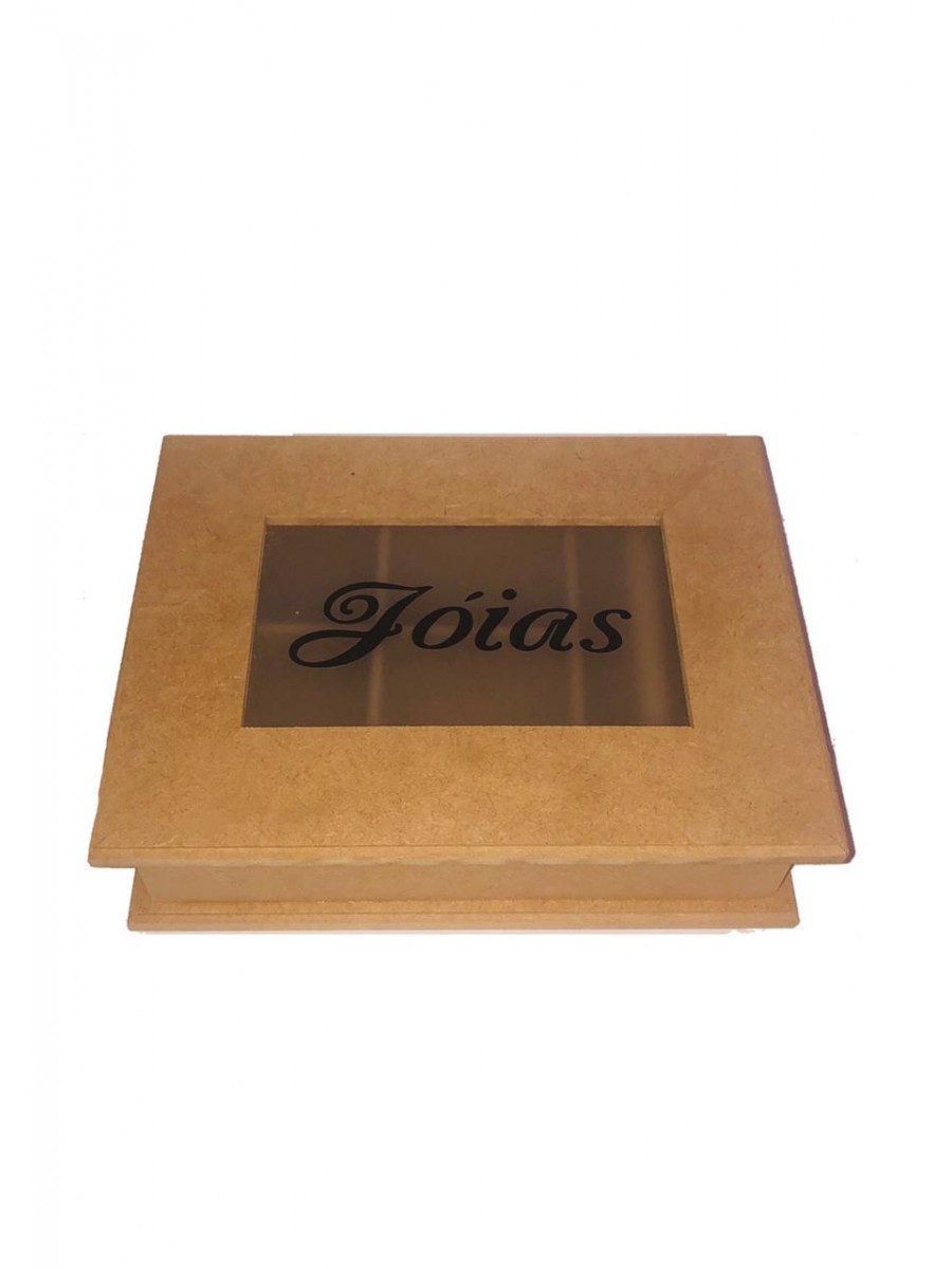 PORTA JOIA RETANGULAR JATEADO MN101