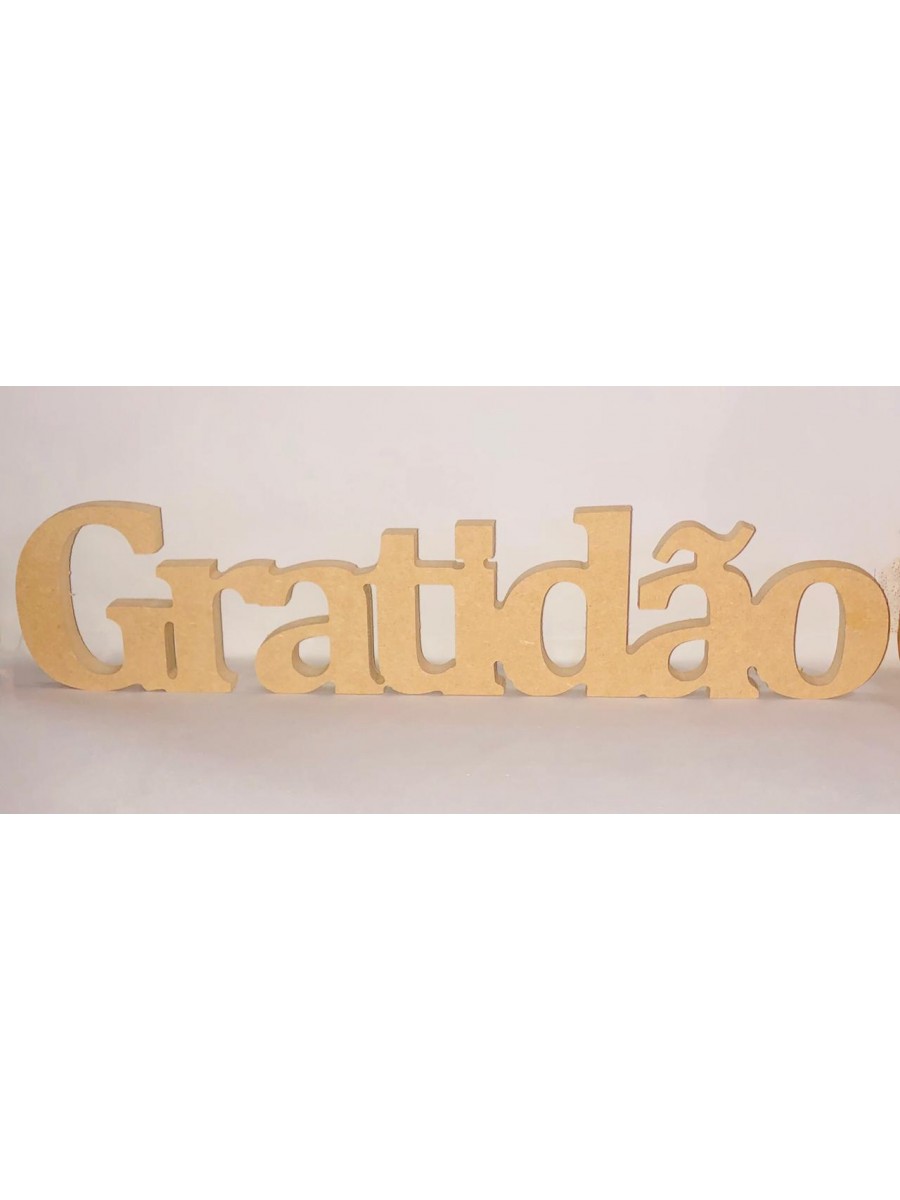 RECORTE PALAVRA GRATIDÃO MN190