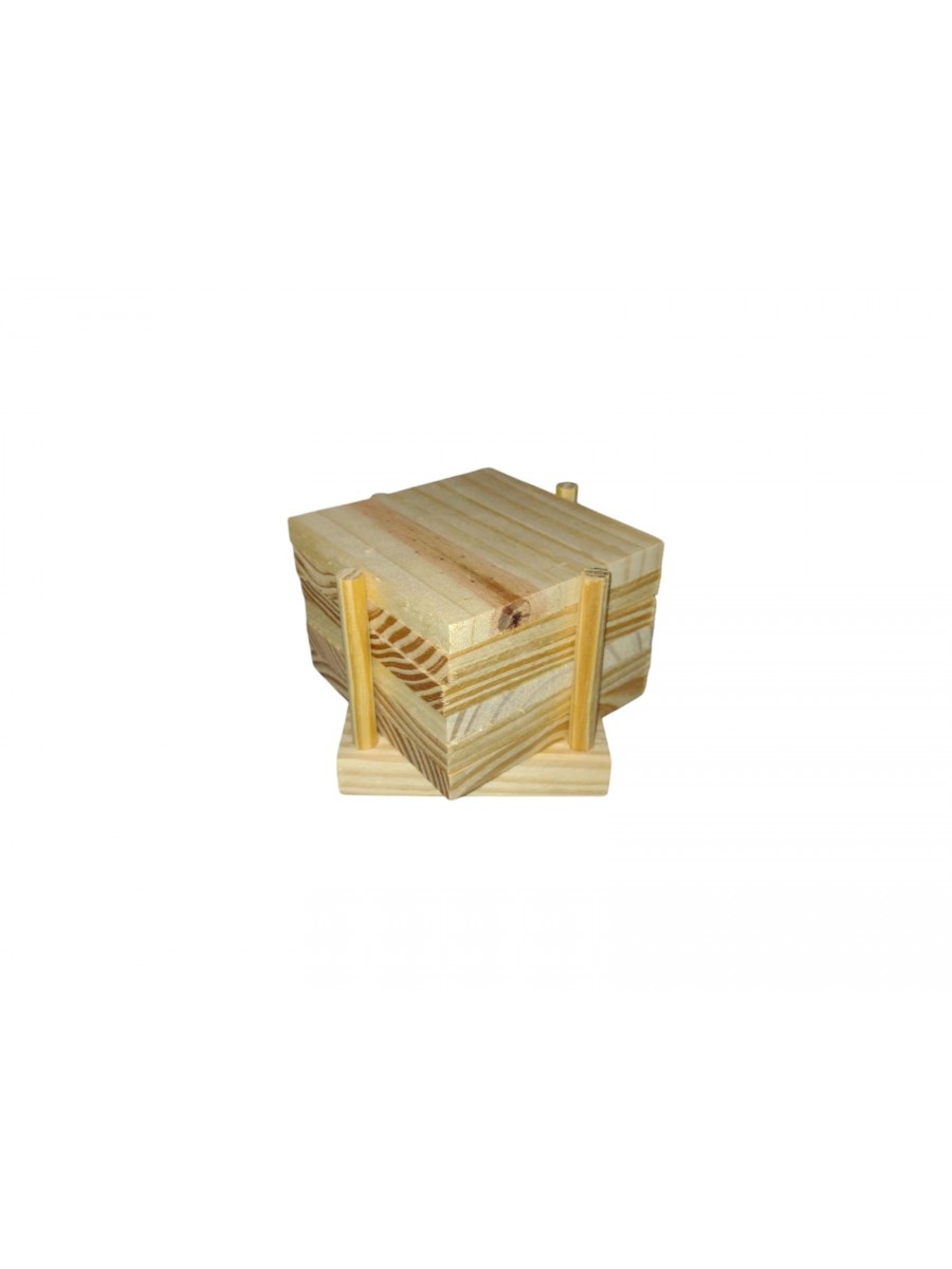 PORTA COPO PINUS 7 PEÇAS JO021