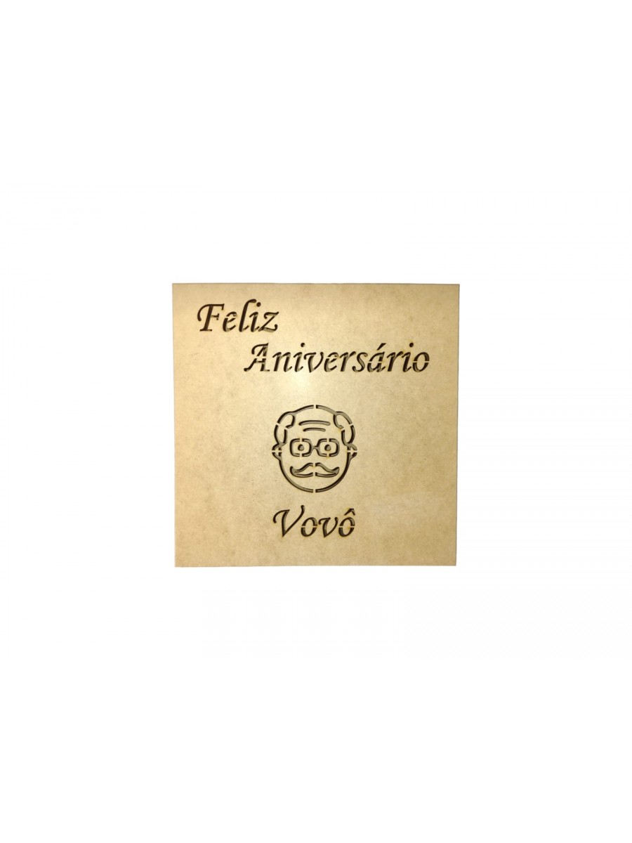 Caixa Personalizada Feliz Aniversario Vovô/vovó Rf364