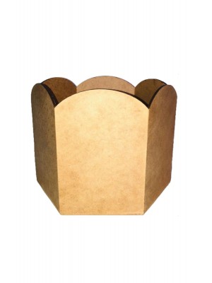 PORTA PANETONE SEXTAVADO BORDAS ARREDONDADAS RD143