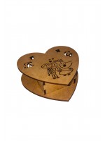 CAIXINHA LEMBRANCINHA DE CASAMENTO LETRAS "R e G"