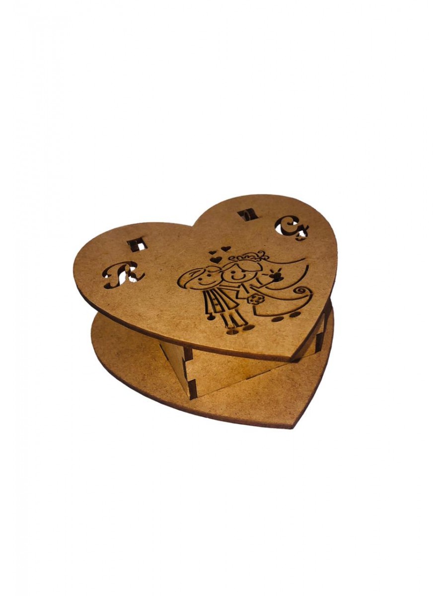 CAIXINHA LEMBRANCINHA DE CASAMENTO LETRAS "R e G"