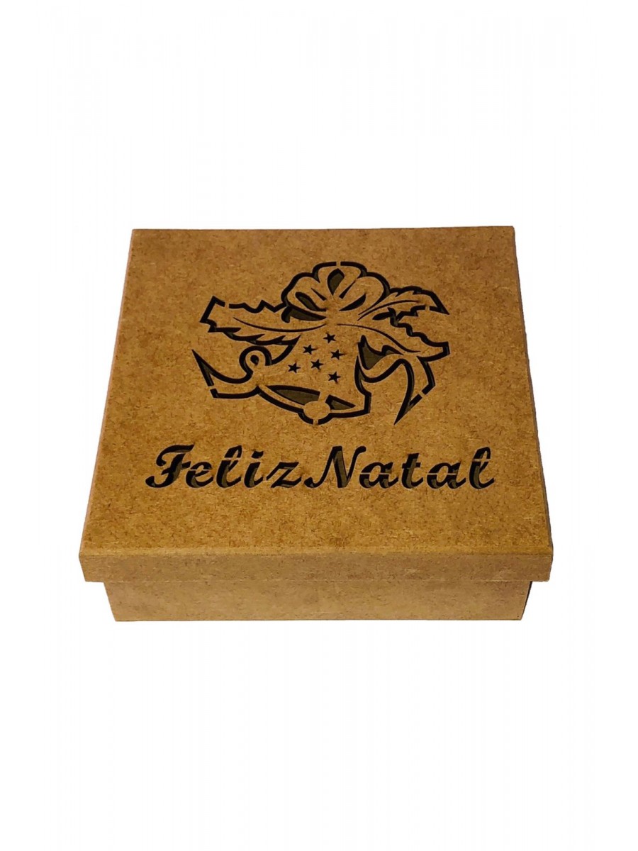 CAIXA 15X15X5 FELIZ NATAL SINO RF249