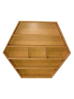 PRATELEIRA SEXTAVADA PORTA ESMALTES DG032